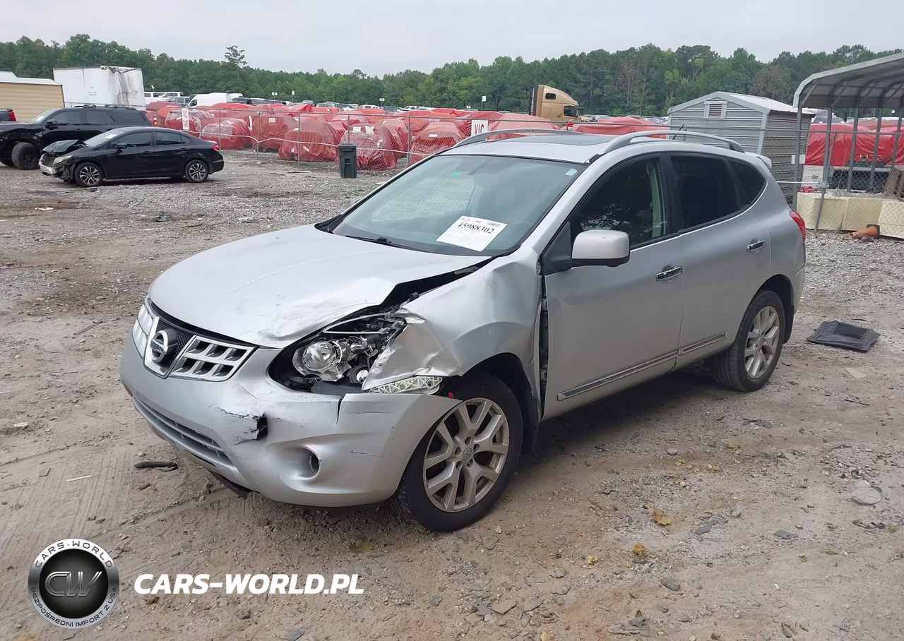 2012 Nissan Rogue Sv W-Sl Pkg VIN:JN8AS5MT2CW256999 - 2