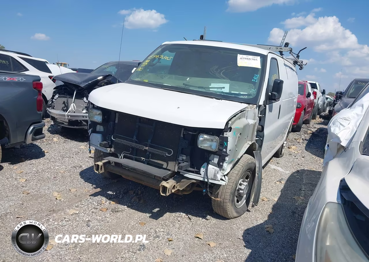 2017 Chevrolet Express 2500 Work Van VIN:1GCWGAFF3H1108495 - 2