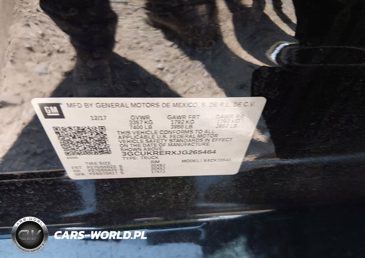 2018 Chevrolet Silverado 1500 1Lt VIN:3GCUKRERXJG265464 - 9