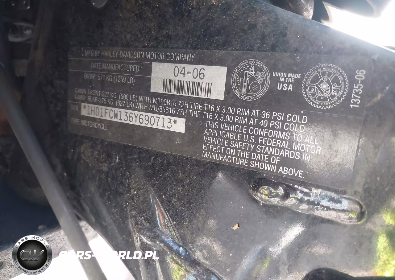 2006 Harley-Davidson Flhtcui VIN:1HD1FCW136Y690713 - 10
