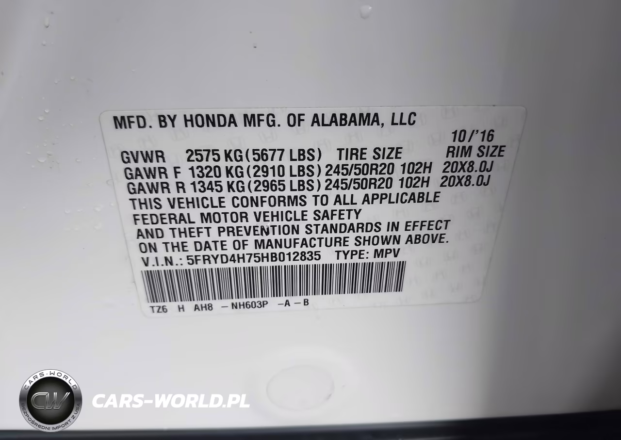 2017 Acura Mdx Technology Entertainment Pkgs VIN:5FRYD4H75HB012835 - 9