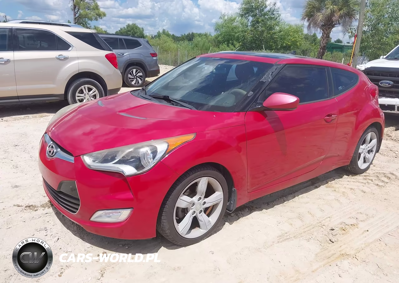2014 Hyundai Veloster Base W-Black VIN:KMHTC6AD5EU185344 - 2
