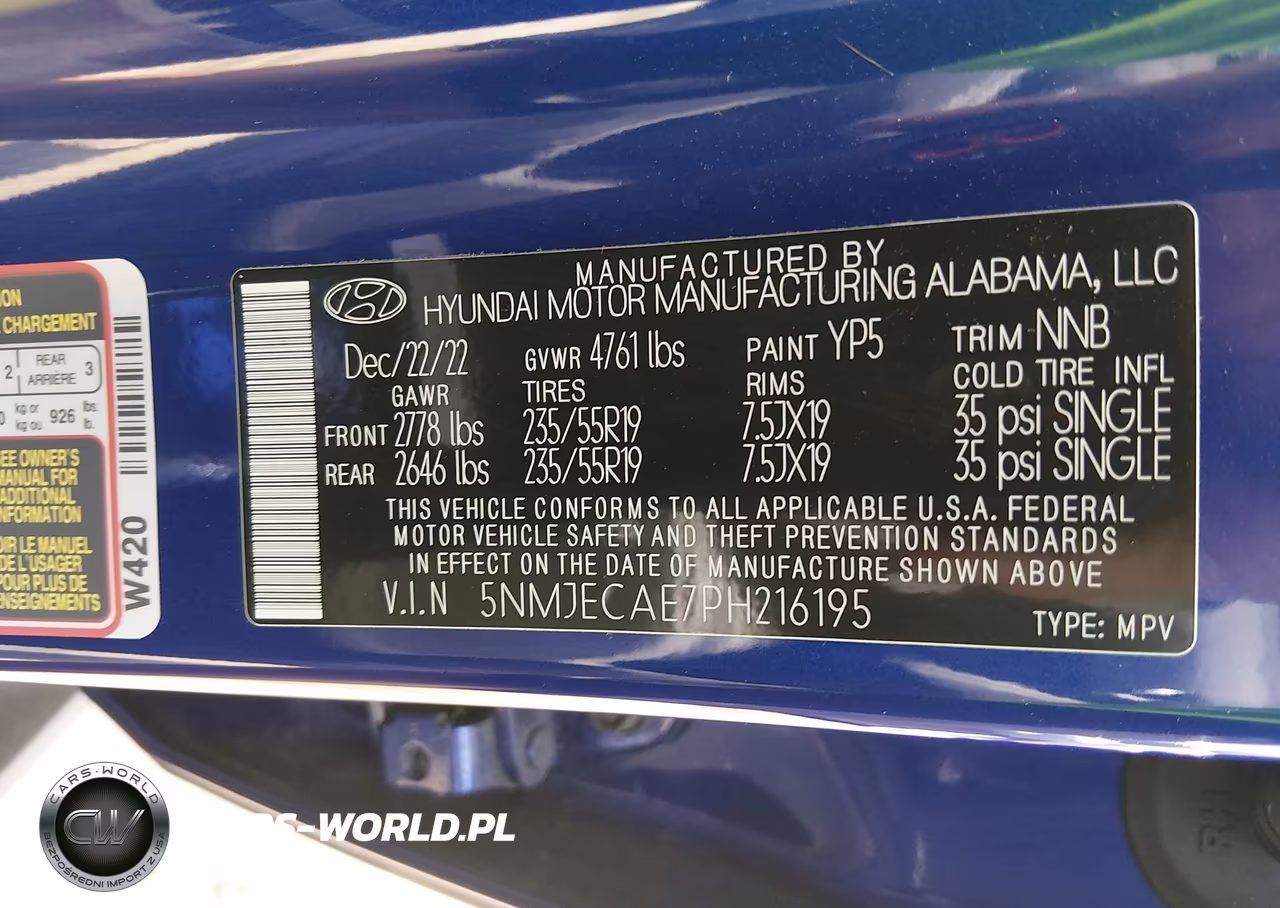 2023 Hyundai Tucson Limited VIN:5NMJECAE7PH216195 - 9