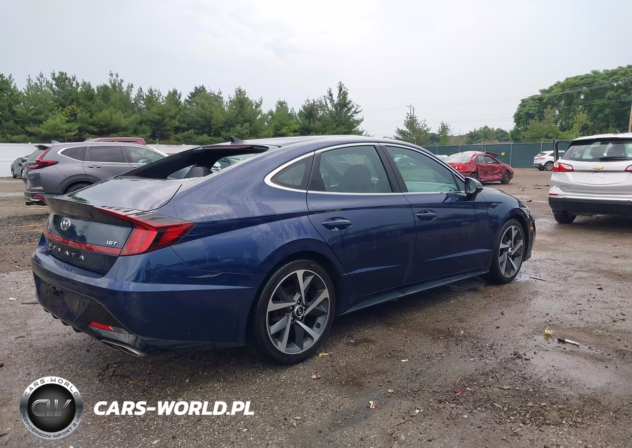 2021 Hyundai Sonata Sel Plus VIN:5NPEJ4J20MH108489 - 4