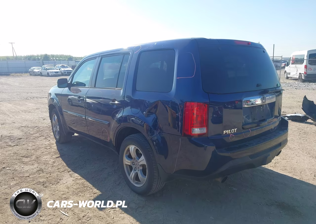 2013 Honda Pilot Ex-L VIN:5FNYF4H64DB066334 - 3