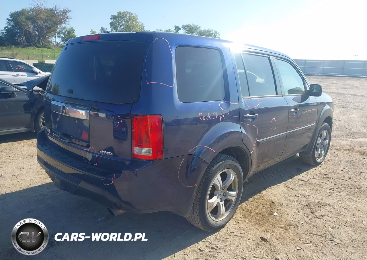 2013 Honda Pilot Ex-L VIN:5FNYF4H64DB066334 - 4
