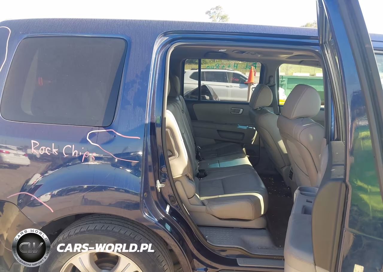 2013 Honda Pilot Ex-L VIN:5FNYF4H64DB066334 - 8