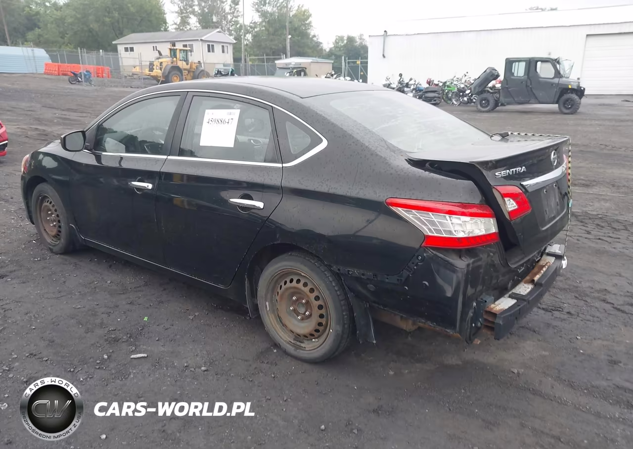 2013 Nissan Sentra Fe+ Sv VIN:3N1AB7AP0DL684773 - 3