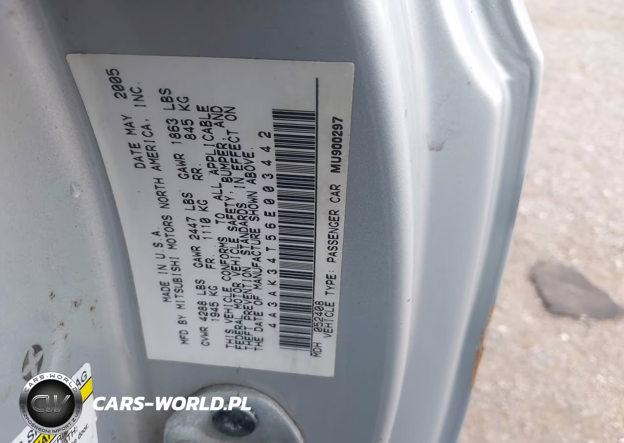 2006 Mitsubishi Eclipse Gt VIN:4A3AK34T56E003442 - 9