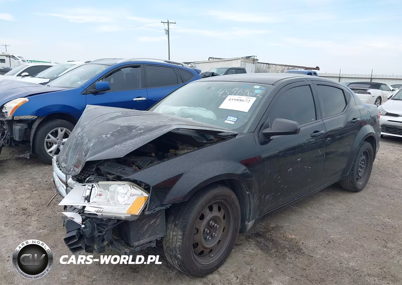 2012 Dodge Avenger Se VIN:1C3CDZAB3CN203739 - 2