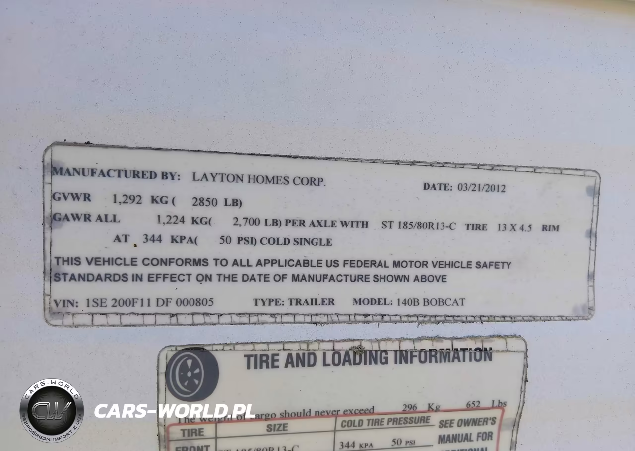 2013 Skyline Other VIN:1SE200F11DF000805 - 9
