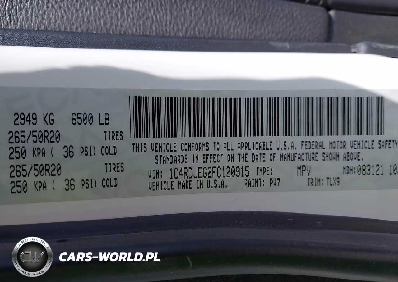 2015 Dodge Durango Citadel VIN:1C4RDJEG2FC120915 - 9