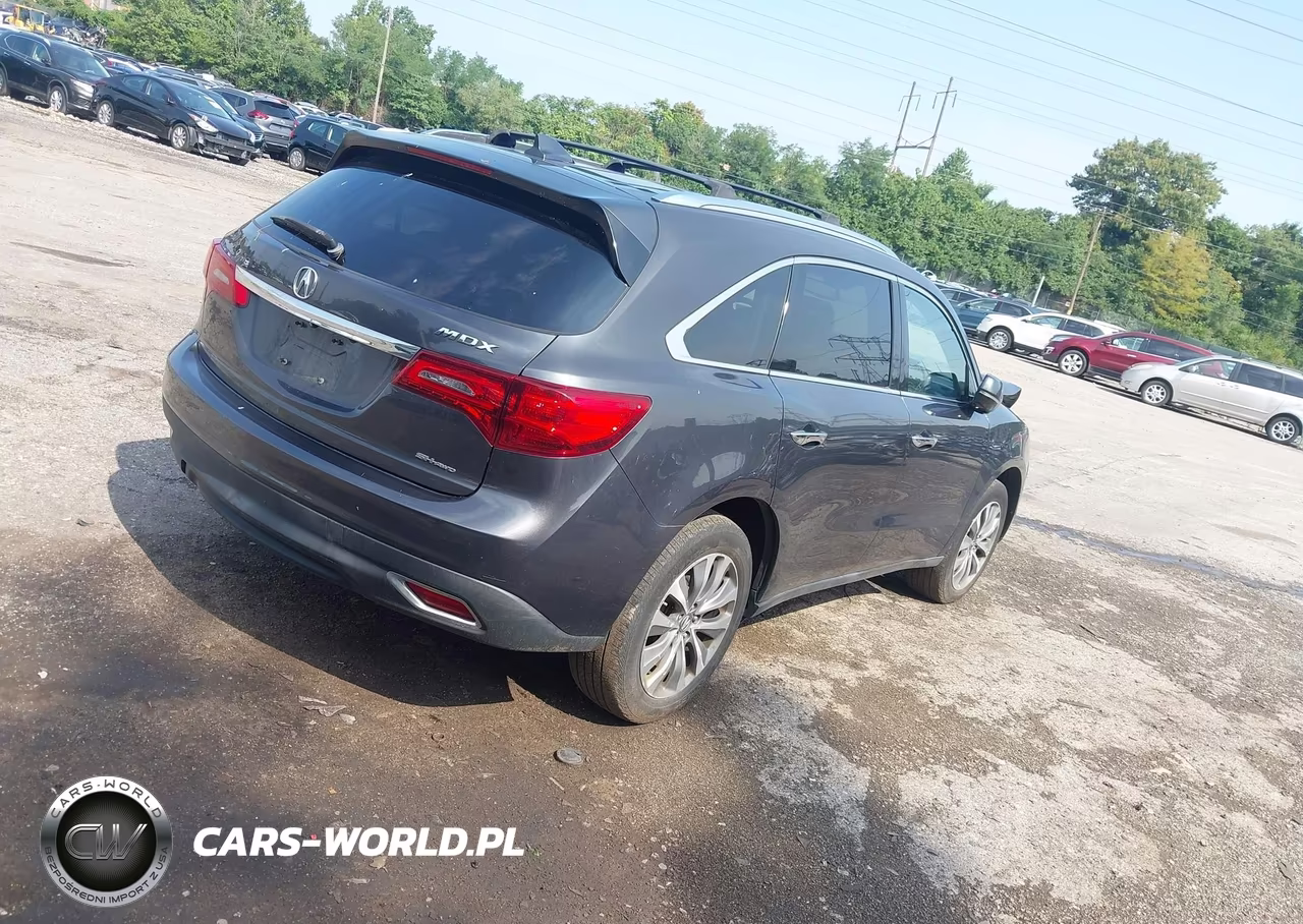2015 Acura Mdx Technology Package VIN:5FRYD4H43FB016630 - 4