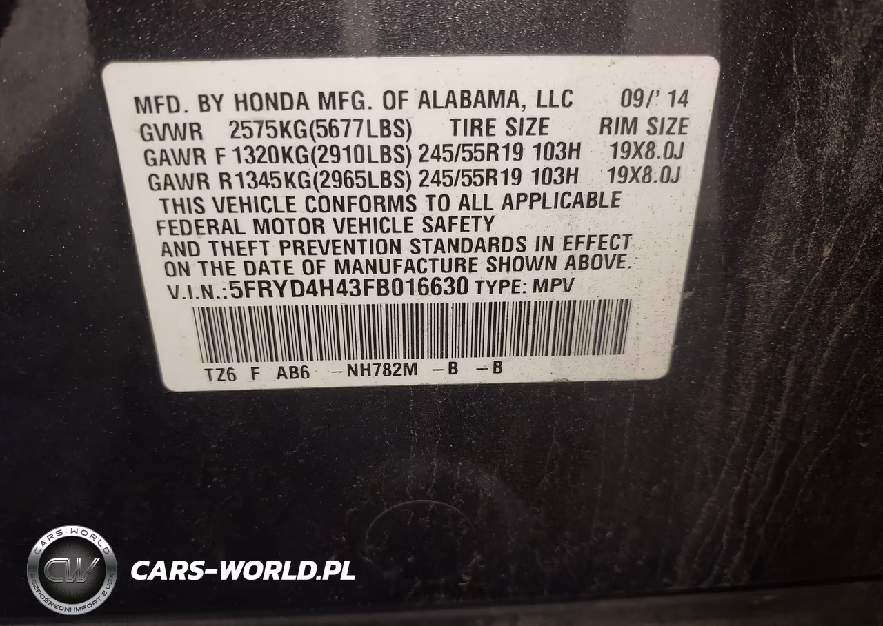 2015 Acura Mdx Technology Package VIN:5FRYD4H43FB016630 - 9