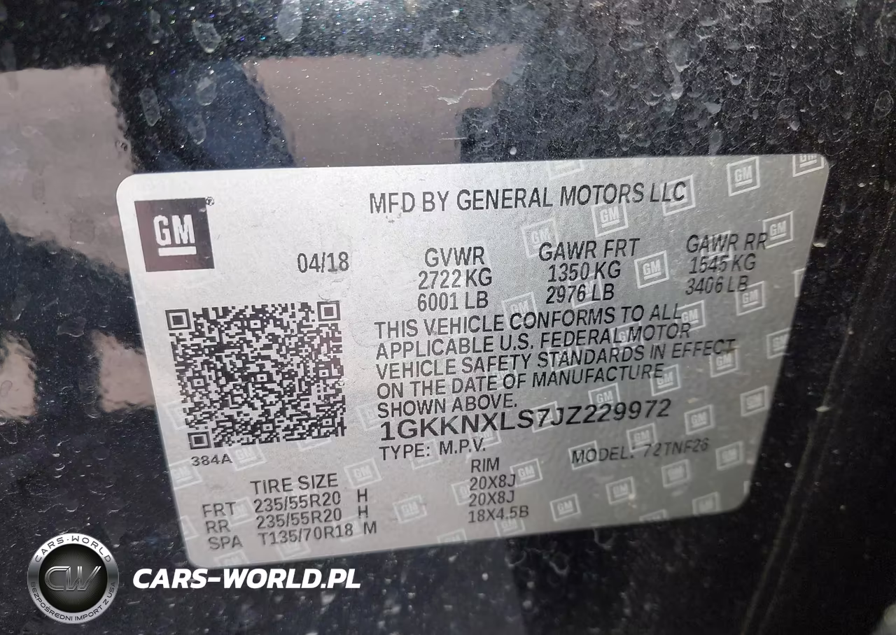 2018 GMC Acadia Denali VIN:1GKKNXLS7JZ229972 - 9