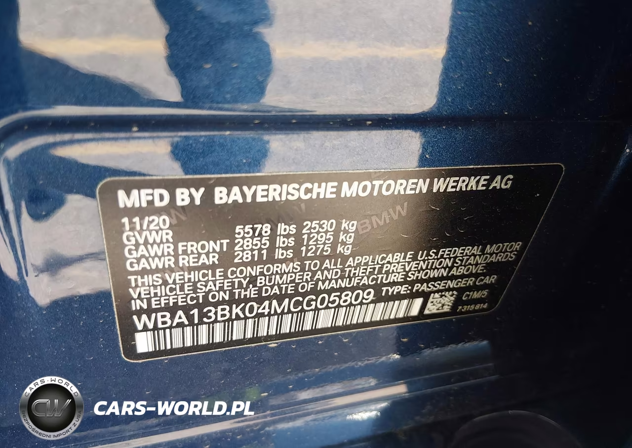 2021 BMW M550I xDrive VIN:WBA13BK04MCG05809 - 9