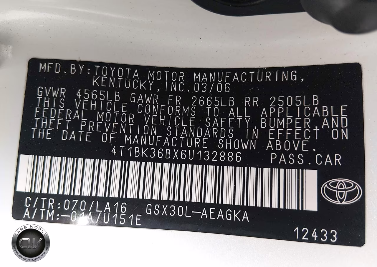 2006 TOYOTA AVALON XL VIN:4T1BK36BX6U132886 - 9