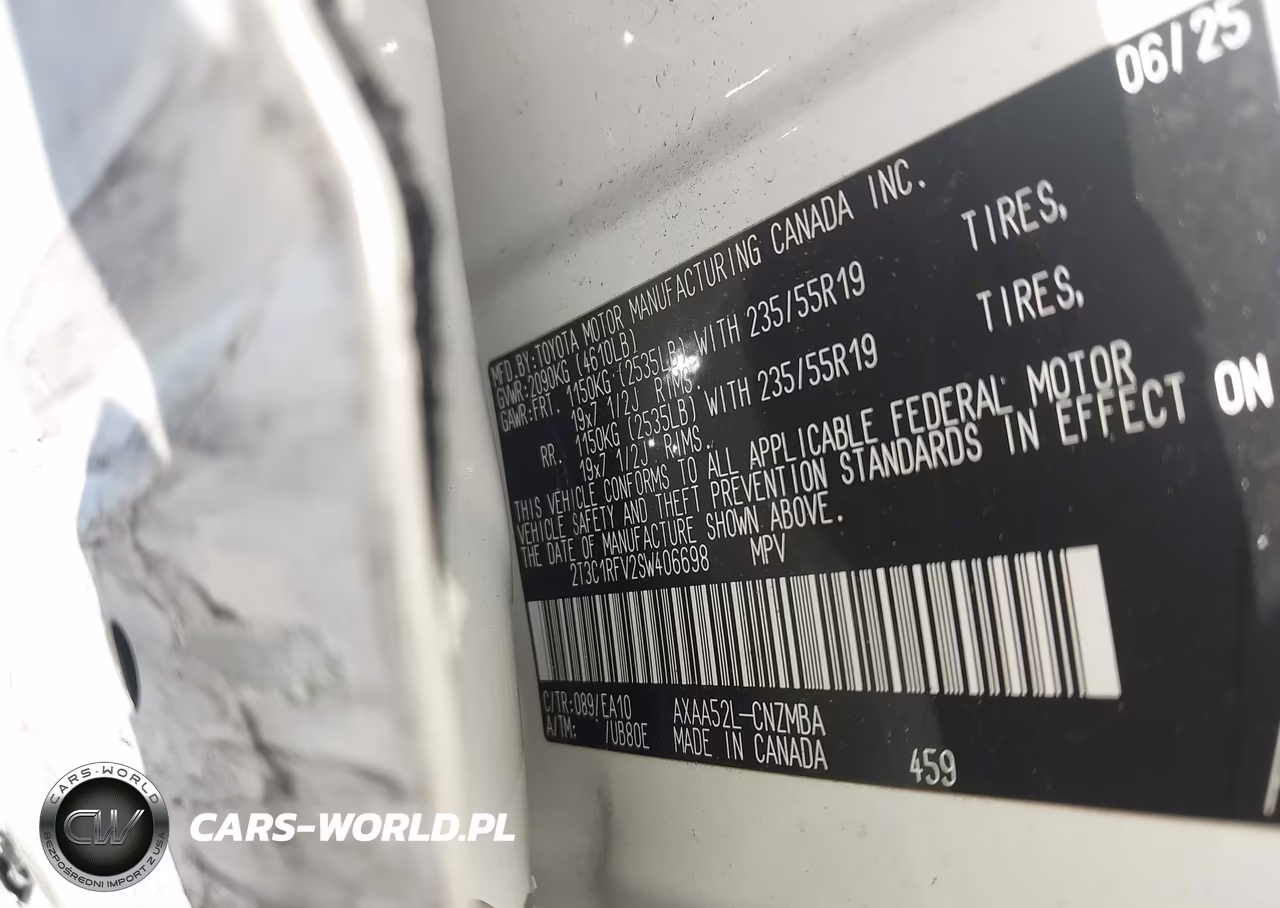 2025 Toyota Rav4 Xle Premium VIN:2T3C1RFV2SW406698 - 9