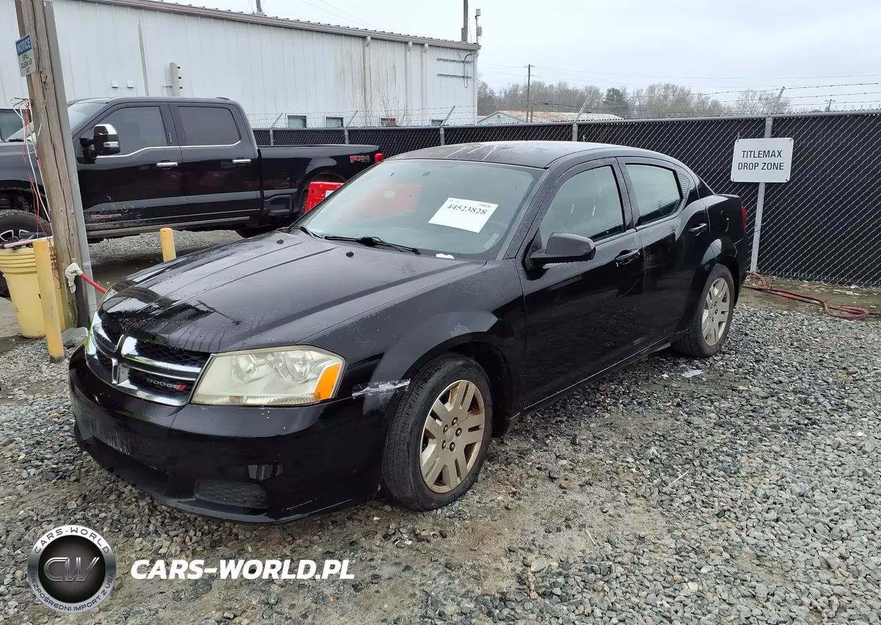 2012 Dodge Avenger Se VIN:1C3CDZAB5CN269953 - 2