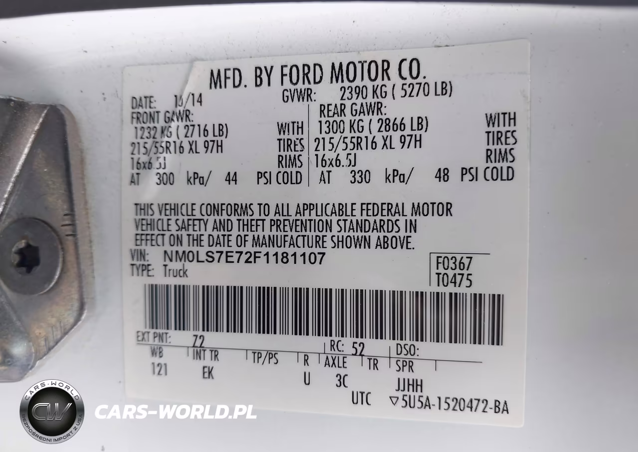 2015 Ford Transit Connect Xl VIN:NM0LS7E72F1181107 - 9