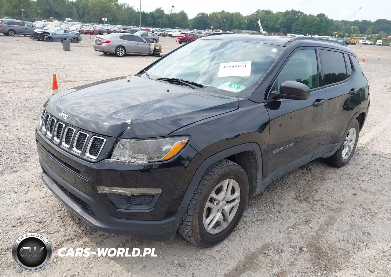 2018 Jeep Compass Sport Fwd VIN:3C4NJCAB0JT105596 - 2