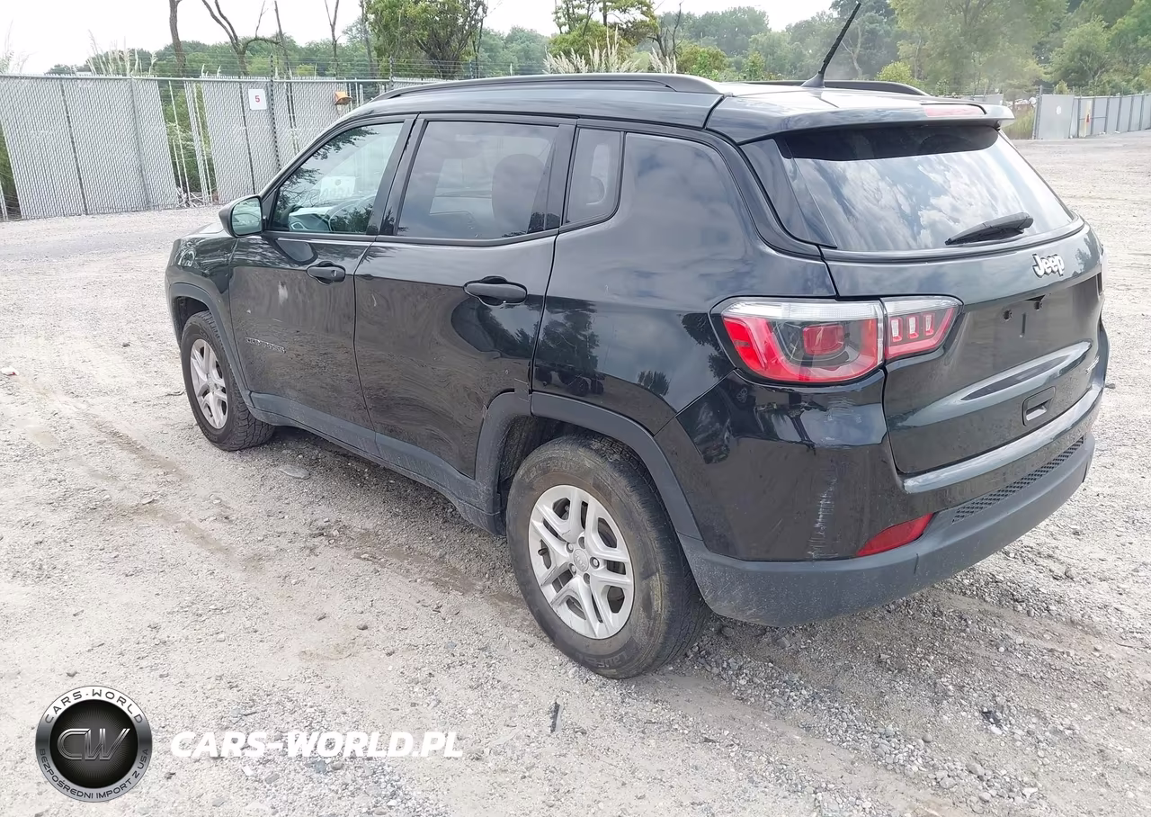 2018 Jeep Compass Sport Fwd VIN:3C4NJCAB0JT105596 - 3