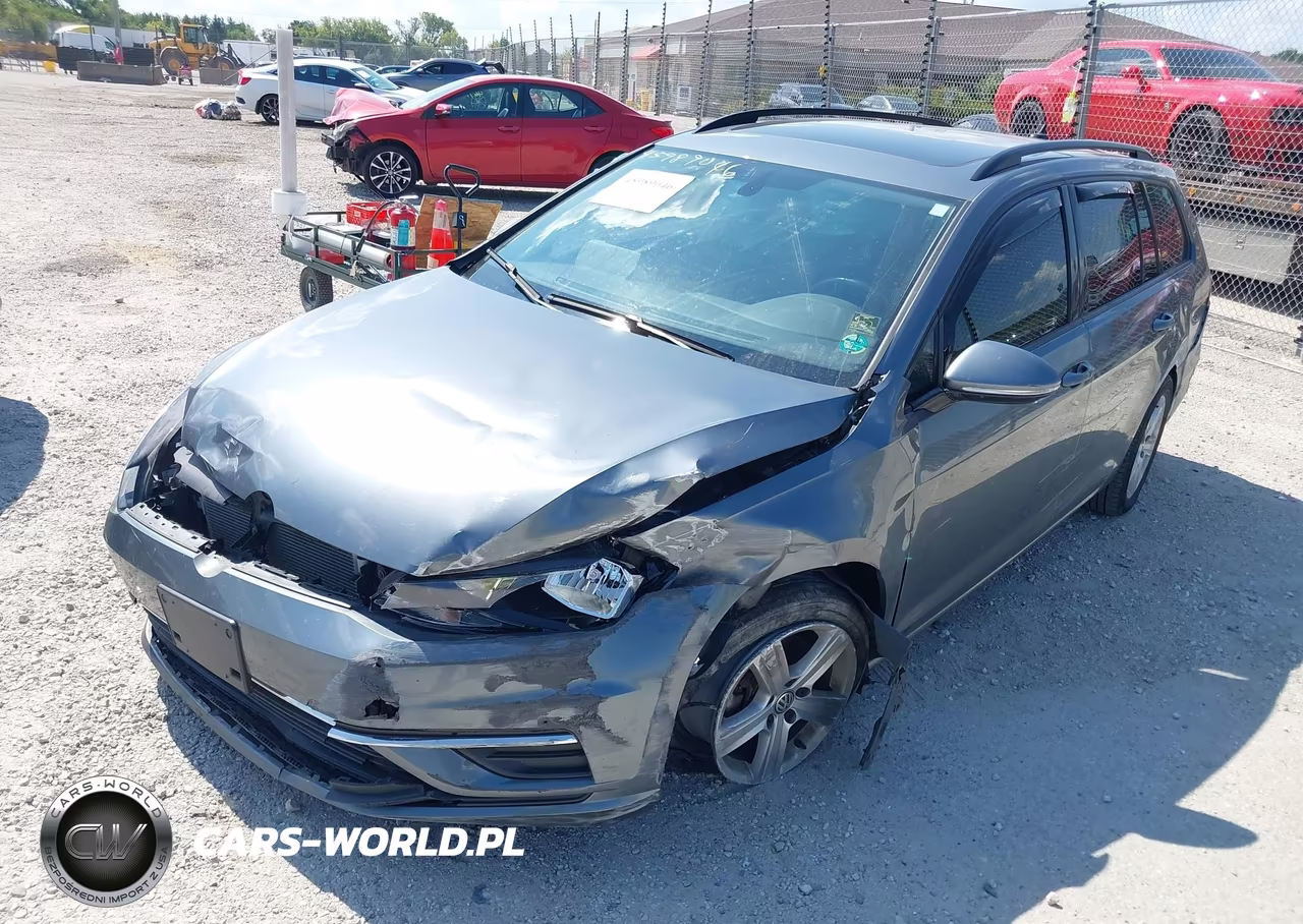 2018 Volkswagen Golf Sportwagen Tsi S-Tsi Se VIN:3VWD17AU9JM761761 - 2