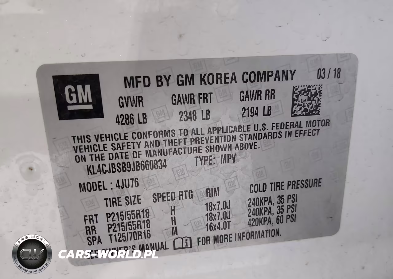 2018 Buick Encore Preferred Ii VIN:KL4CJBSB9JB660834 - 9