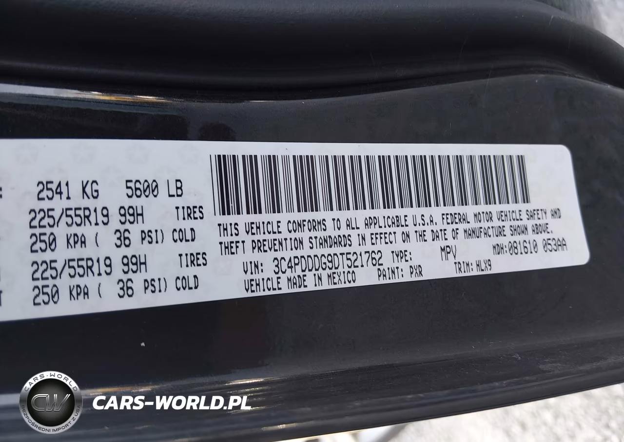 2013 Dodge Journey Crew VIN:3C4PDDDG9DT521762 - 9