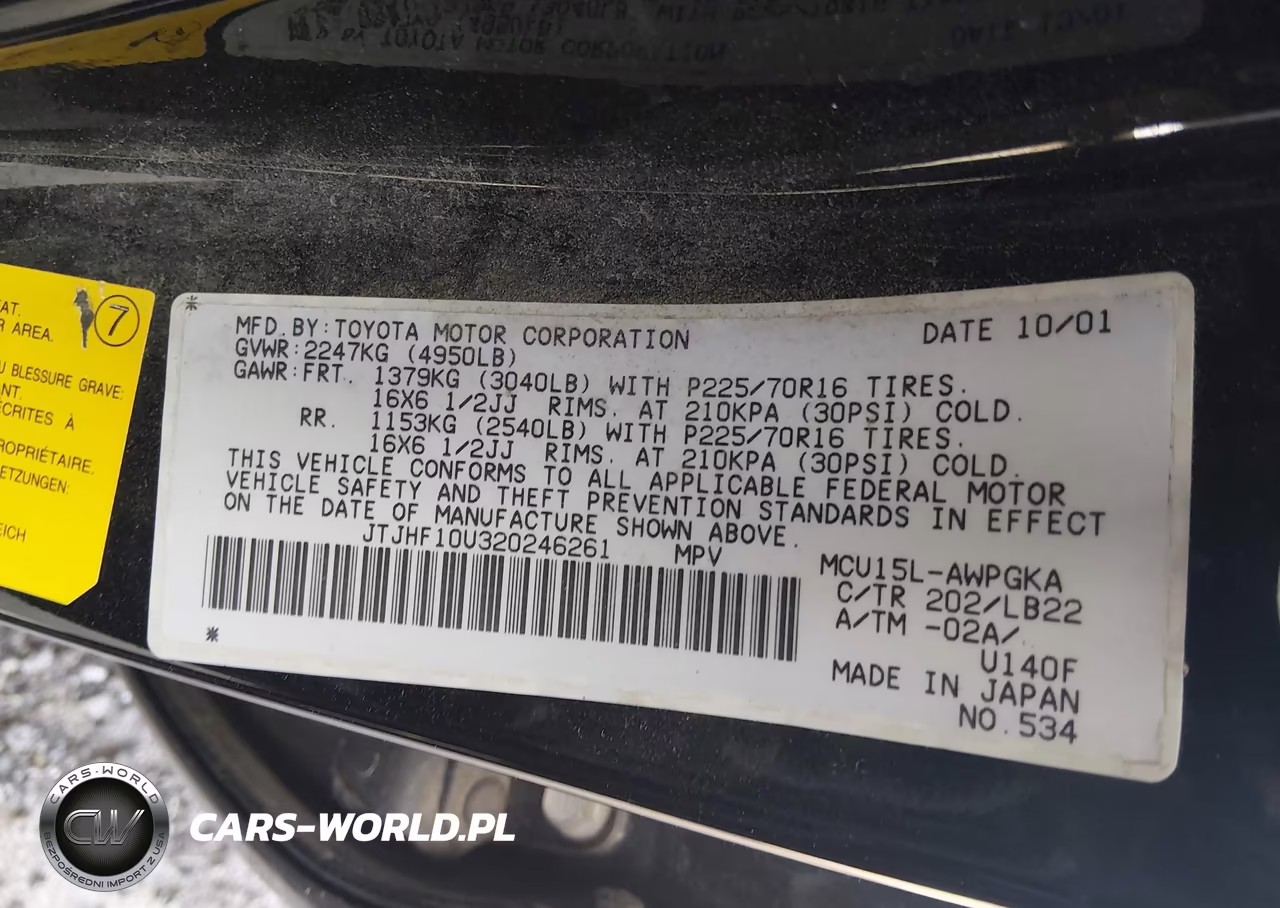 2002 Lexus Rx 300 VIN:JTJHF10U320246261 - 9