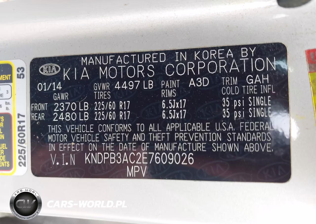 2014 Kia Sportage Lx VIN:KNDPB3AC2E7609026 - 9