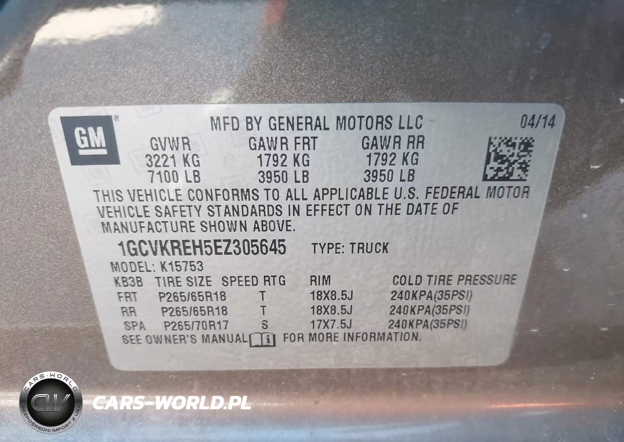 2014 Chevrolet Silverado 1500 Lt VIN:1GCVKREH5EZ305645 - 9