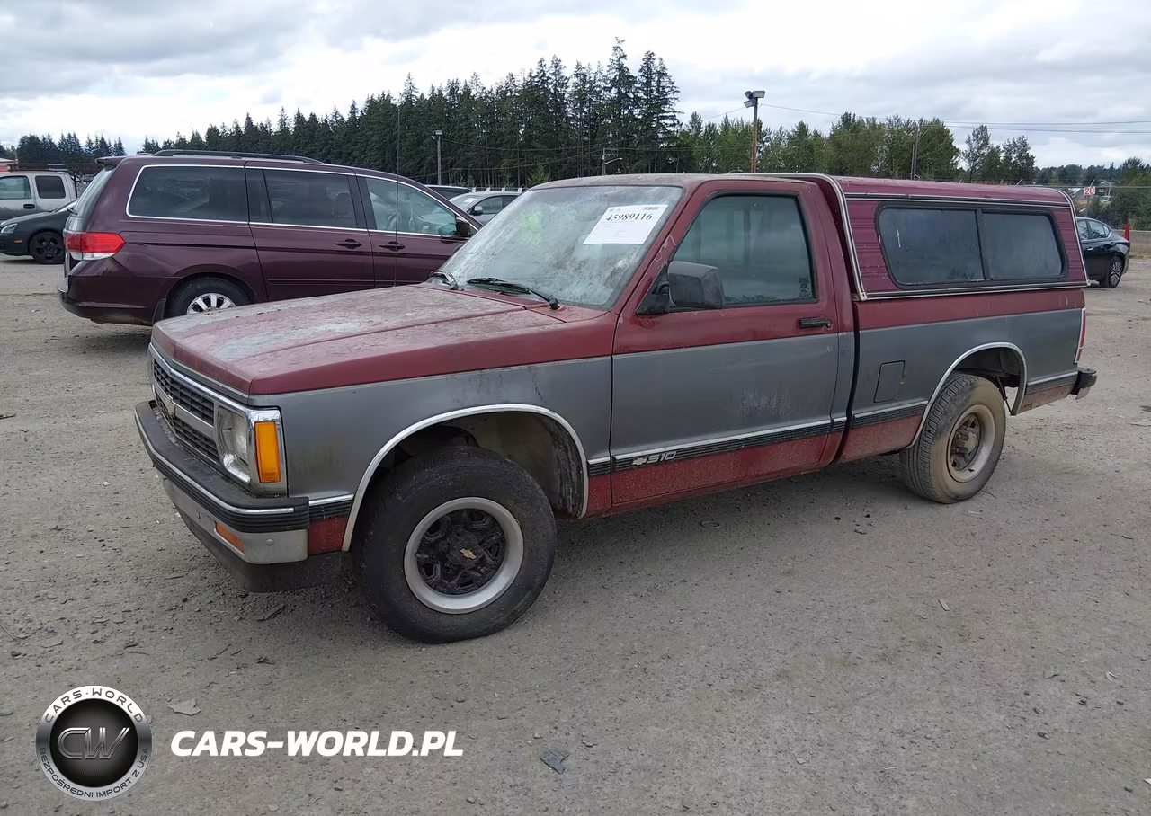 1991 Chevrolet S Truck S10 VIN:1GCCS14R4M8308589 - 2