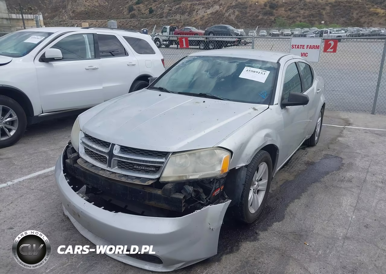 2012 Dodge Avenger Se VIN:1C3CDZAB4CN136326 - 2