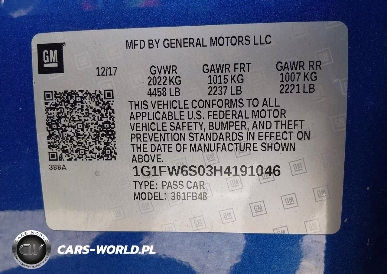 2017 Chevrolet Bolt Ev Lt VIN:1G1FW6S03H4191046 - 9