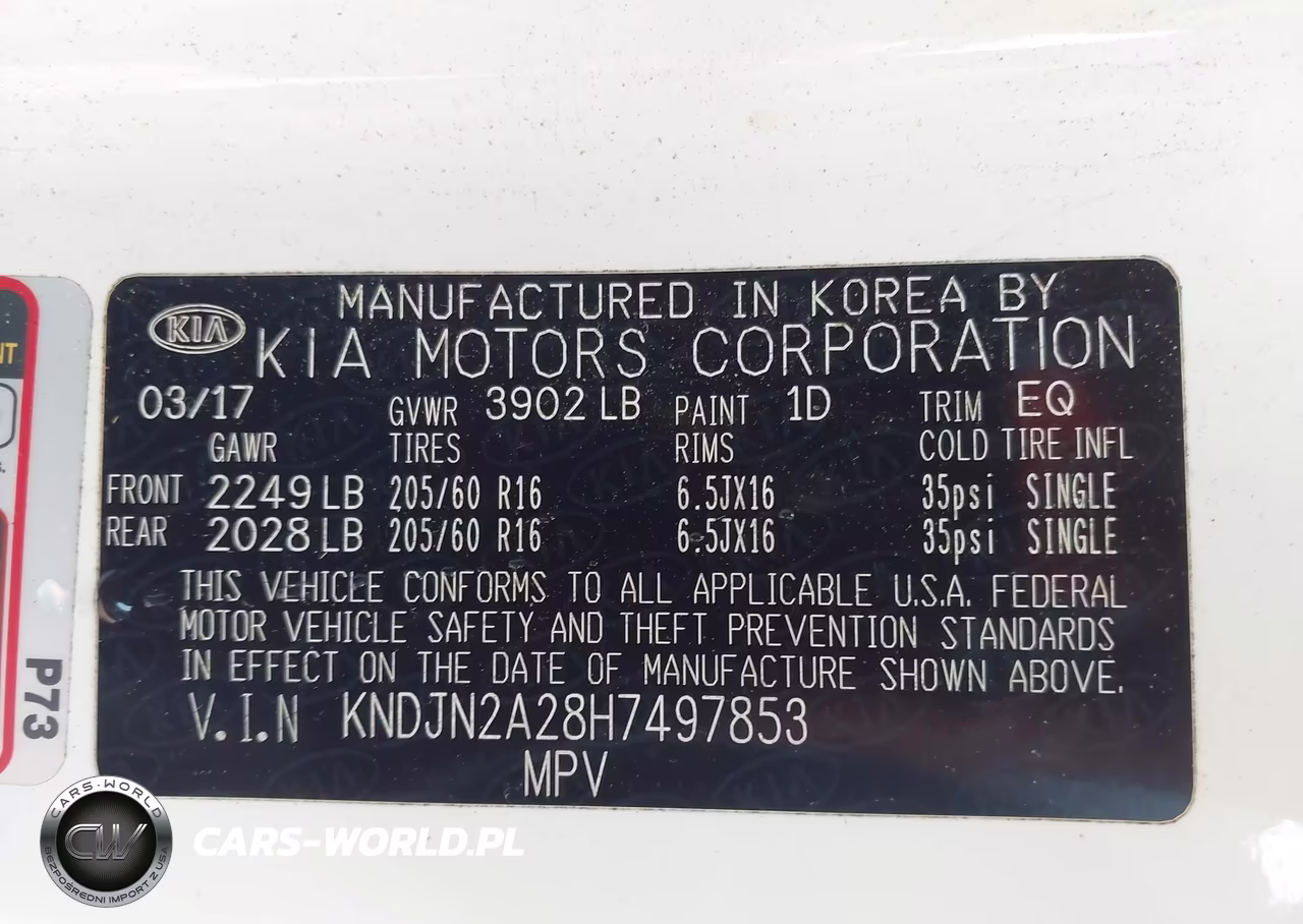 2017 Kia Soul VIN:KNDJN2A28H7497853 - 9