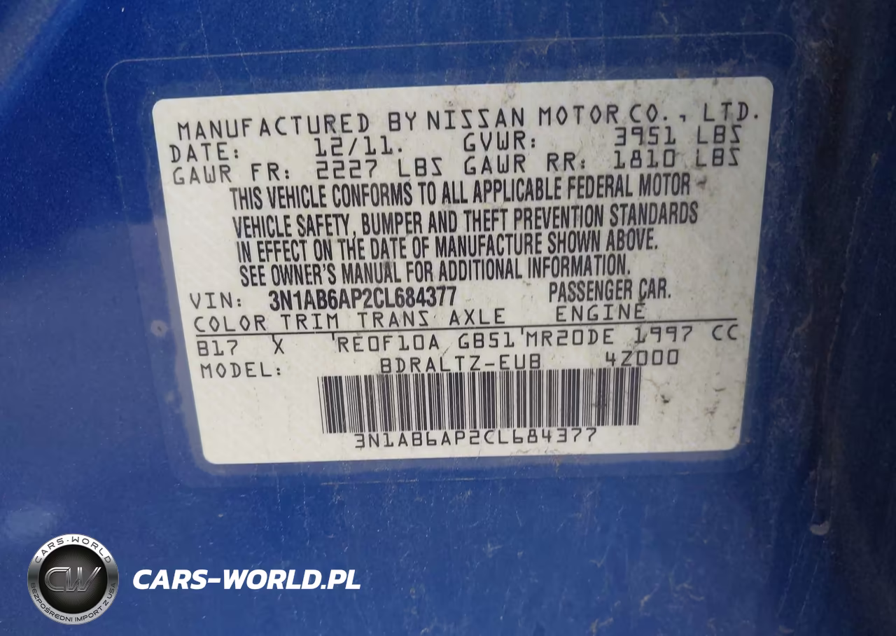 2012 Nissan Sentra 2.0 Sr VIN:3N1AB6AP2CL684377 - 9
