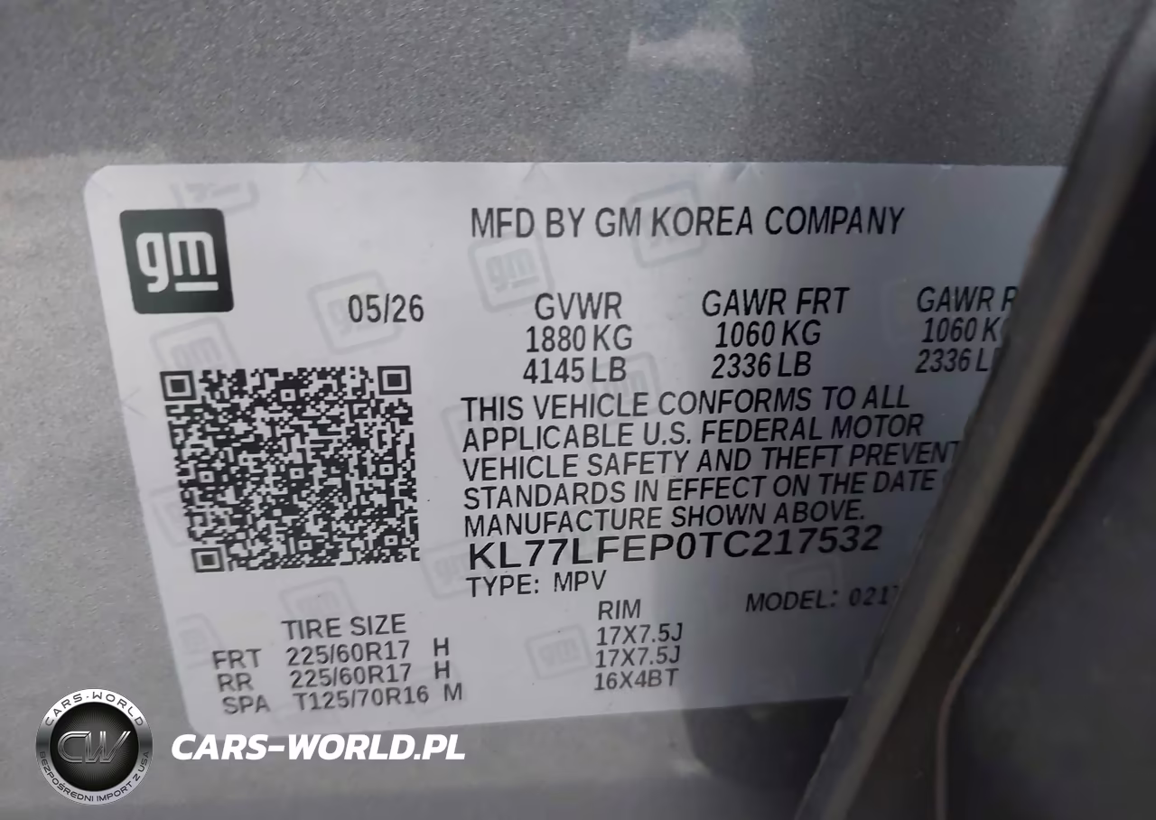 2026 Chevrolet Trax Fwd Ls VIN:KL77LFEP0TC217532 - 9