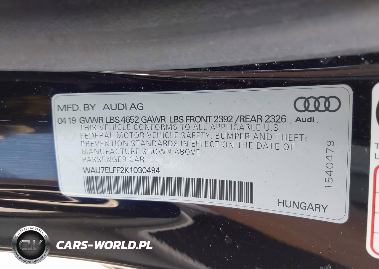 2019 Audi A3 45 Premium VIN:WAU7ELFF2K1030494 - 9