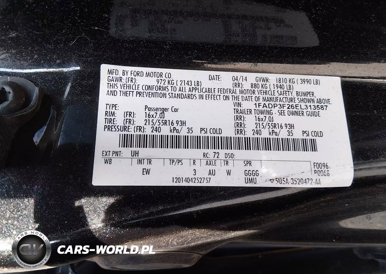 2014 Ford Focus Se VIN:1FADP3F26EL313587 - 9