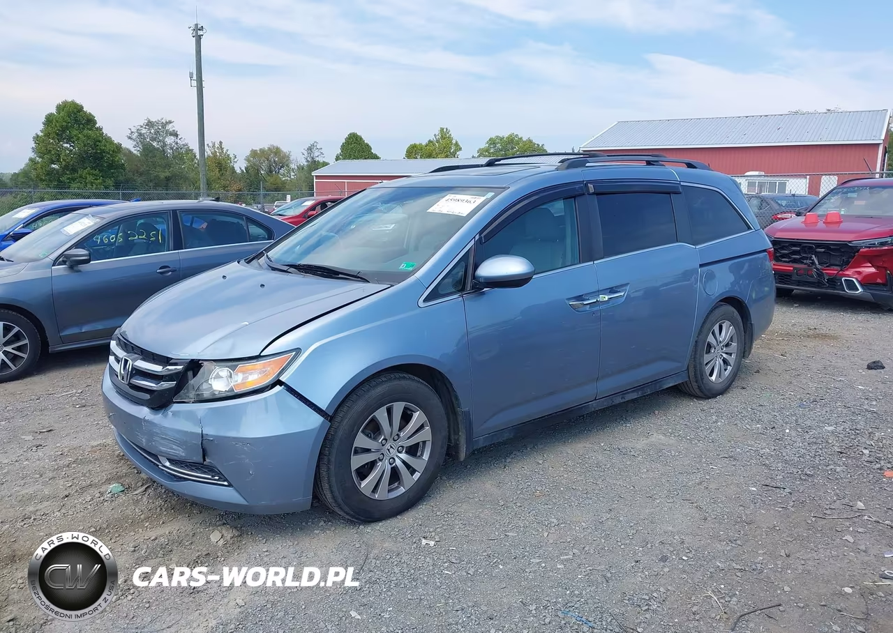 2014 Honda Odyssey Ex-L VIN:5FNRL5H67EB056014 - 2