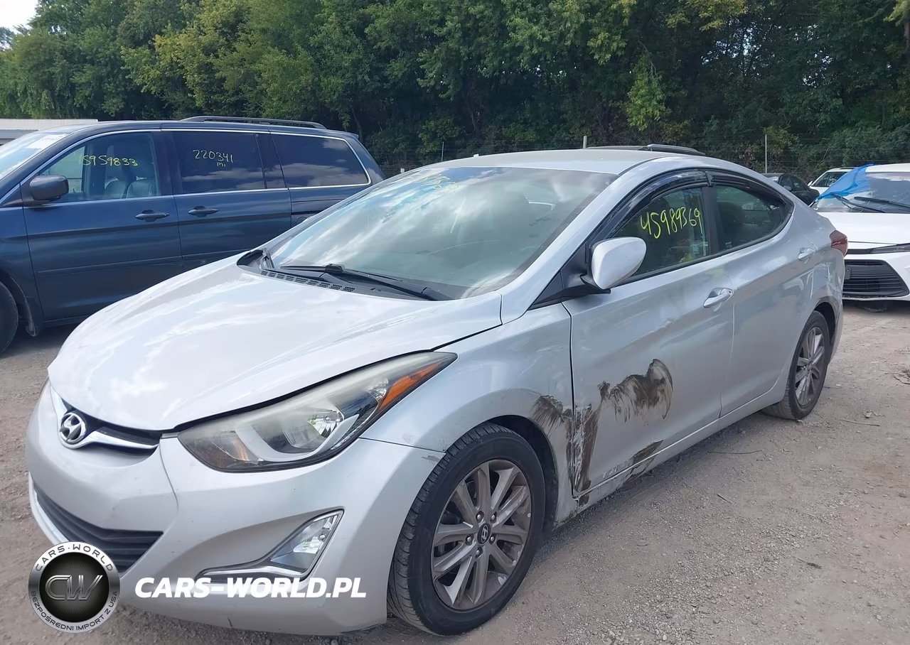 2016 Hyundai Elantra Se VIN:5NPDH4AE0GH681866 - 6