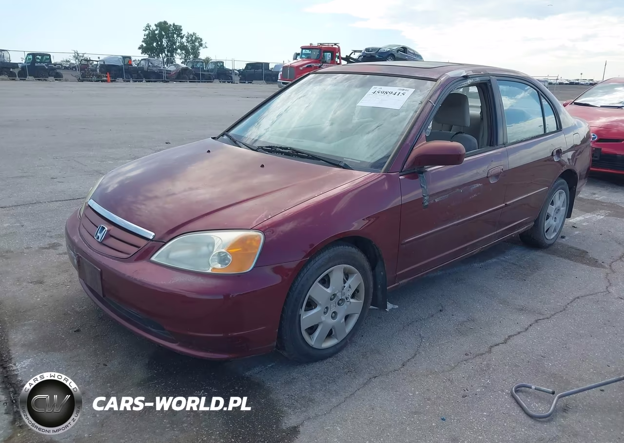 2002 Honda Civic Ex VIN:1HGES26752L057085 - 2