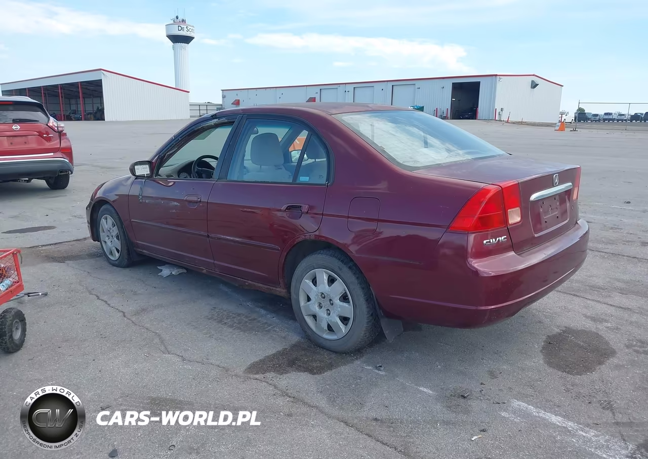 2002 Honda Civic Ex VIN:1HGES26752L057085 - 3