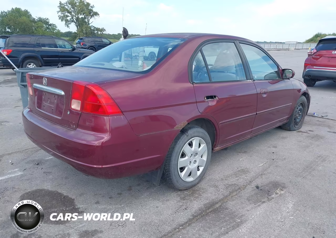 2002 Honda Civic Ex VIN:1HGES26752L057085 - 4