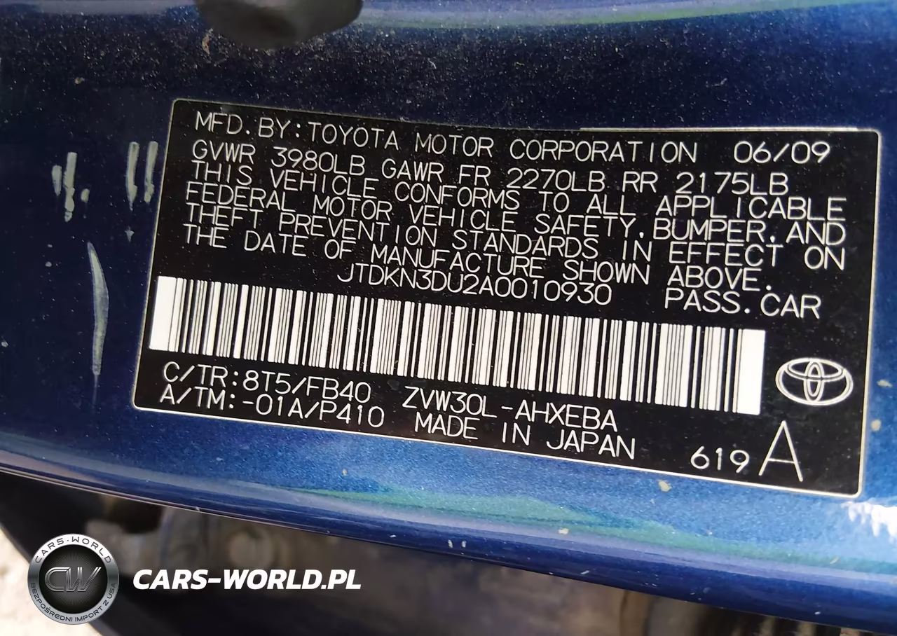2010 Toyota Prius Ii VIN:JTDKN3DU2A0010930 - 9