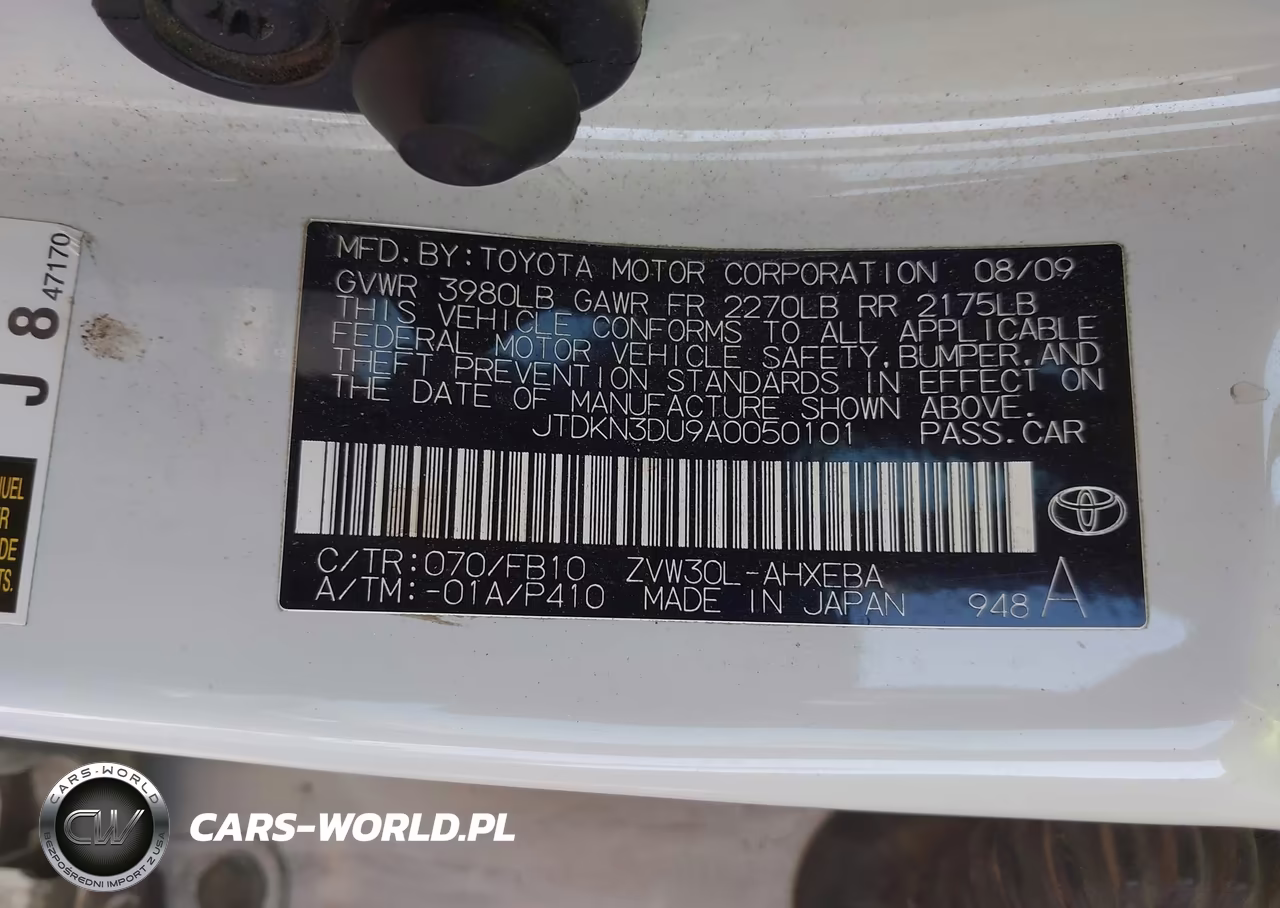2010 Toyota Prius Ii VIN:JTDKN3DU9A0050101 - 9