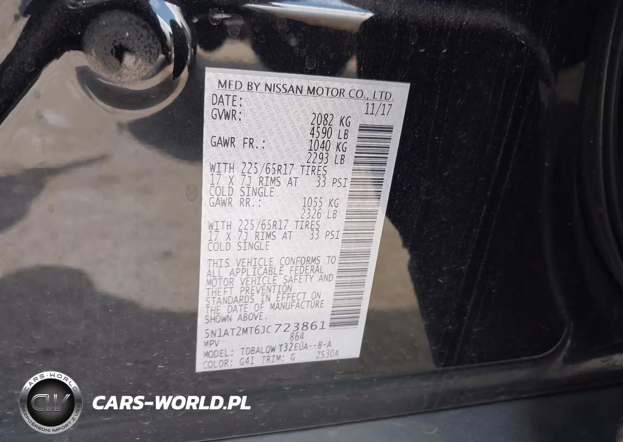 2018 Nissan Rogue Sv VIN:5N1AT2MT6JC723861 - 9