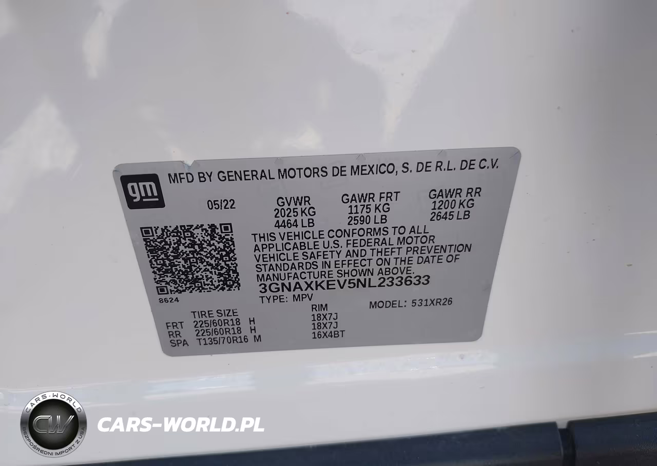 2022 Chevrolet Equinox Fwd Lt VIN:3GNAXKEV5NL233633 - 9