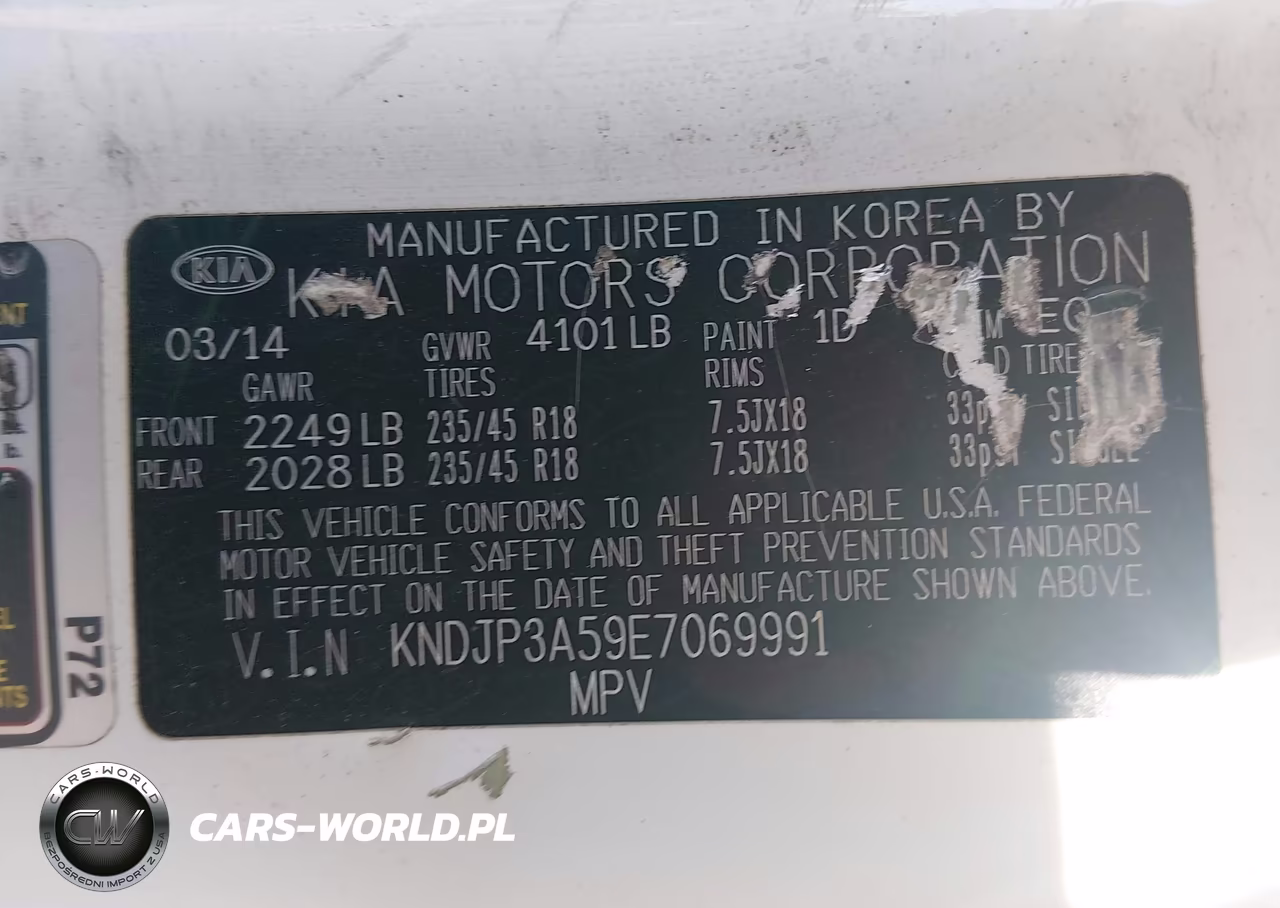 2014 Kia Soul + VIN:KNDJP3A59E7069991 - 9